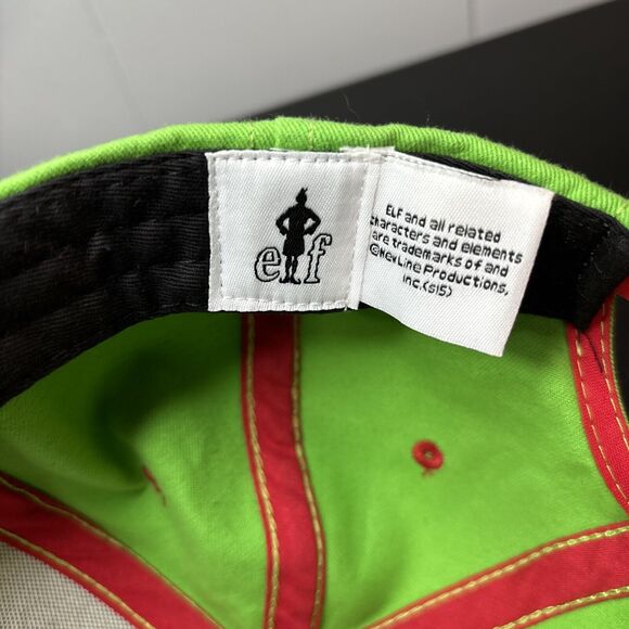 Elf Movie Baseball Cap "Son of A Nutcracker" Hat SnapBack Will Farrell Preowned - Picture 7 of 8